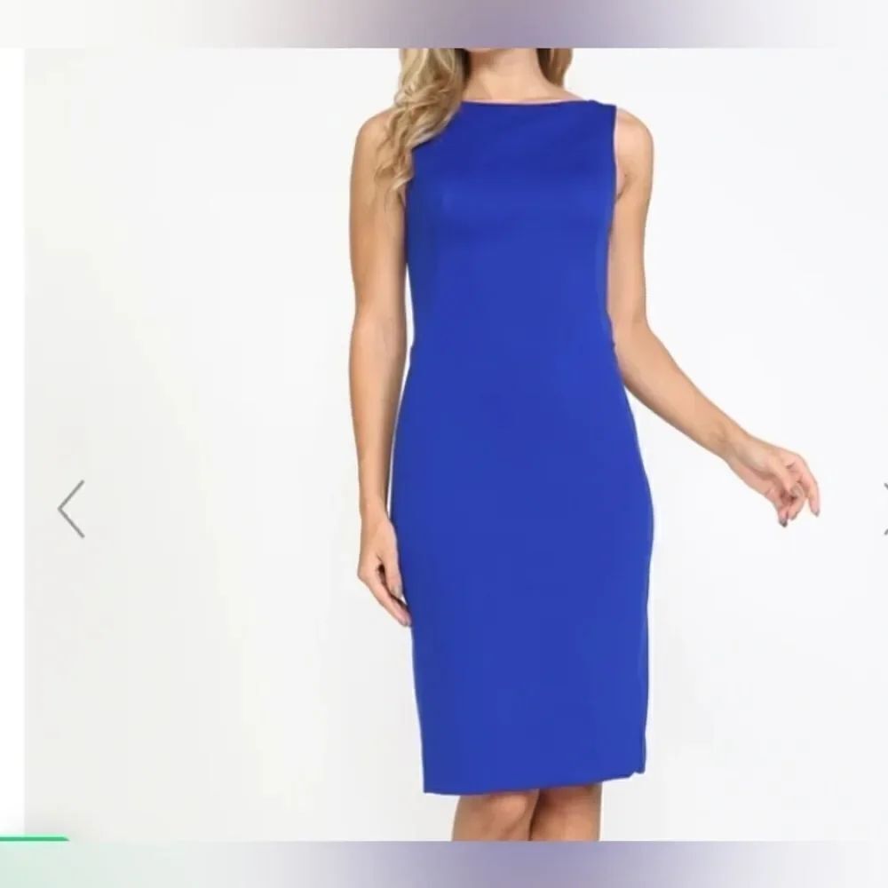 Amanda Smith Suits 6 Women's 100% SILK Aline Lined Azura Cocktail Party Dress